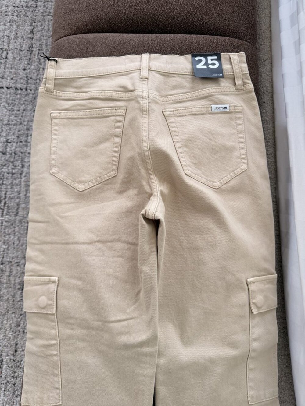 Joe's Jeans NWT The Precious Khaki Cargo Jeans size 25